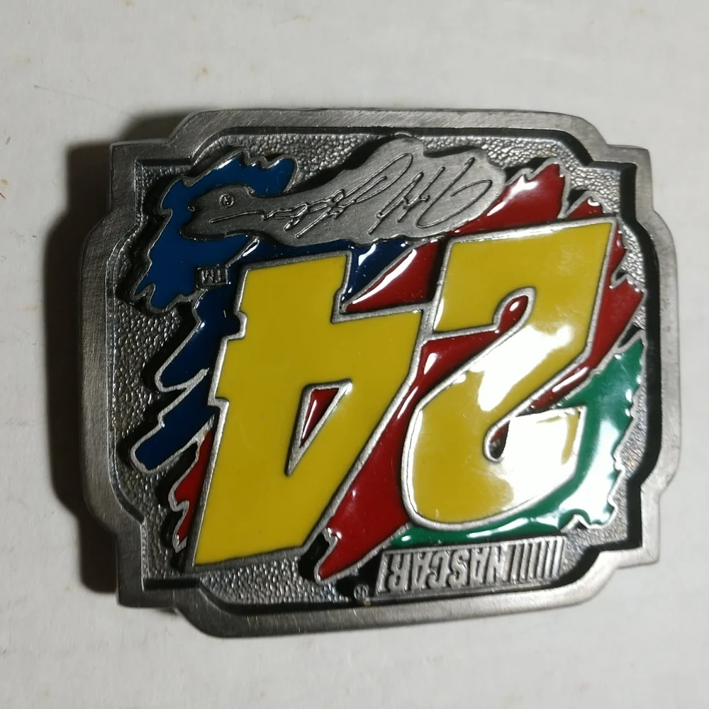 JEFF GORDON 🏁America's Legends #24 Solid Fine Pewter Belt BUCKLE